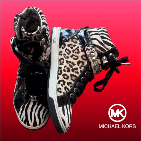 Michael Kors Shoes - Michael Kors animal print sneakers